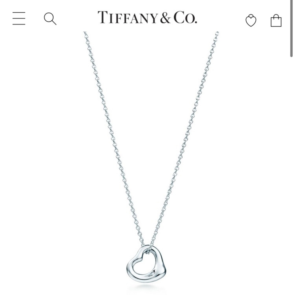 Tiffany & Co. Open Heart Pendant by Elsa Peretti